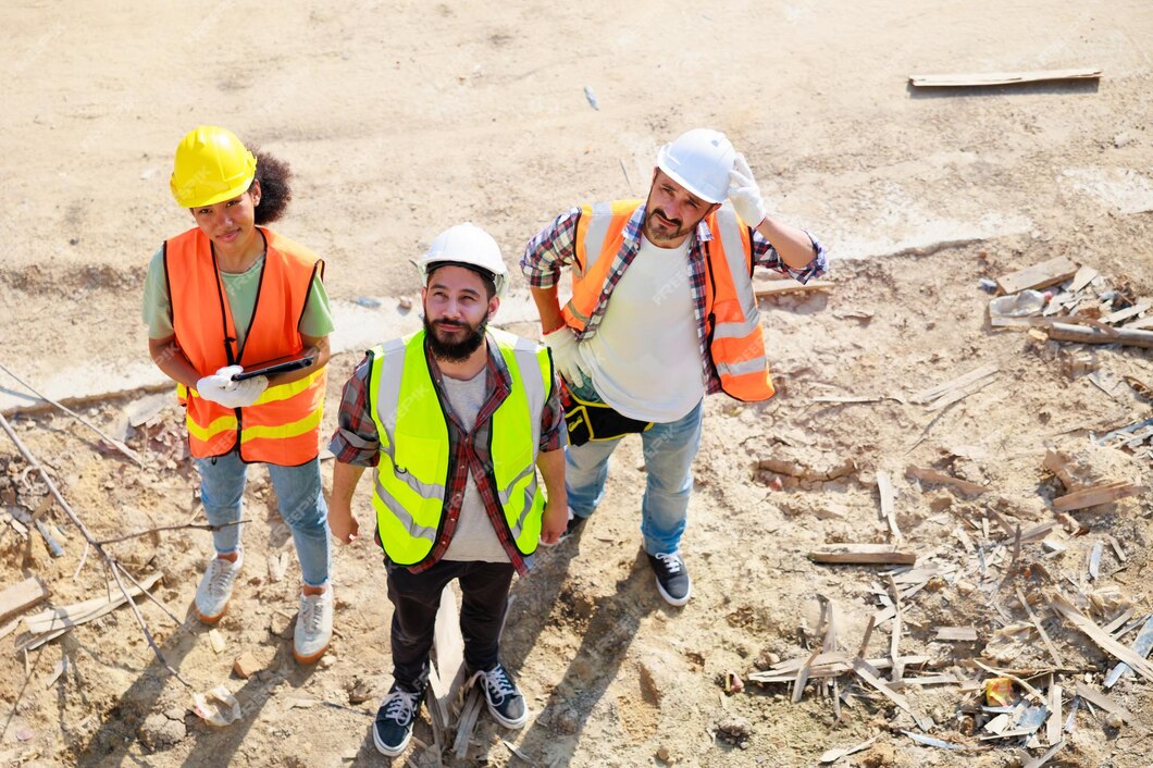 top-view-working-group-professional-confident-mechanical-civil-engineer-construction-team-house-project-underconstruction-site-group-portrait-unity-teamwork-concept_38052-3278